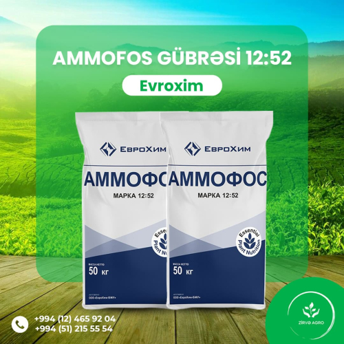Ammofos 12:52 gübrəsi, Zirvə Agro