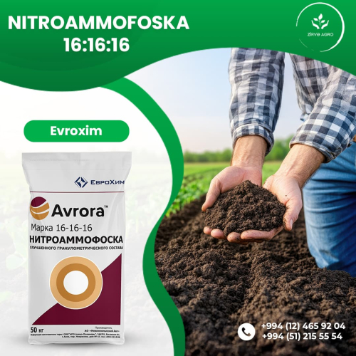 Nitroammofoska 16:16:16 gübrəsi satışı,  Zirvə Agro