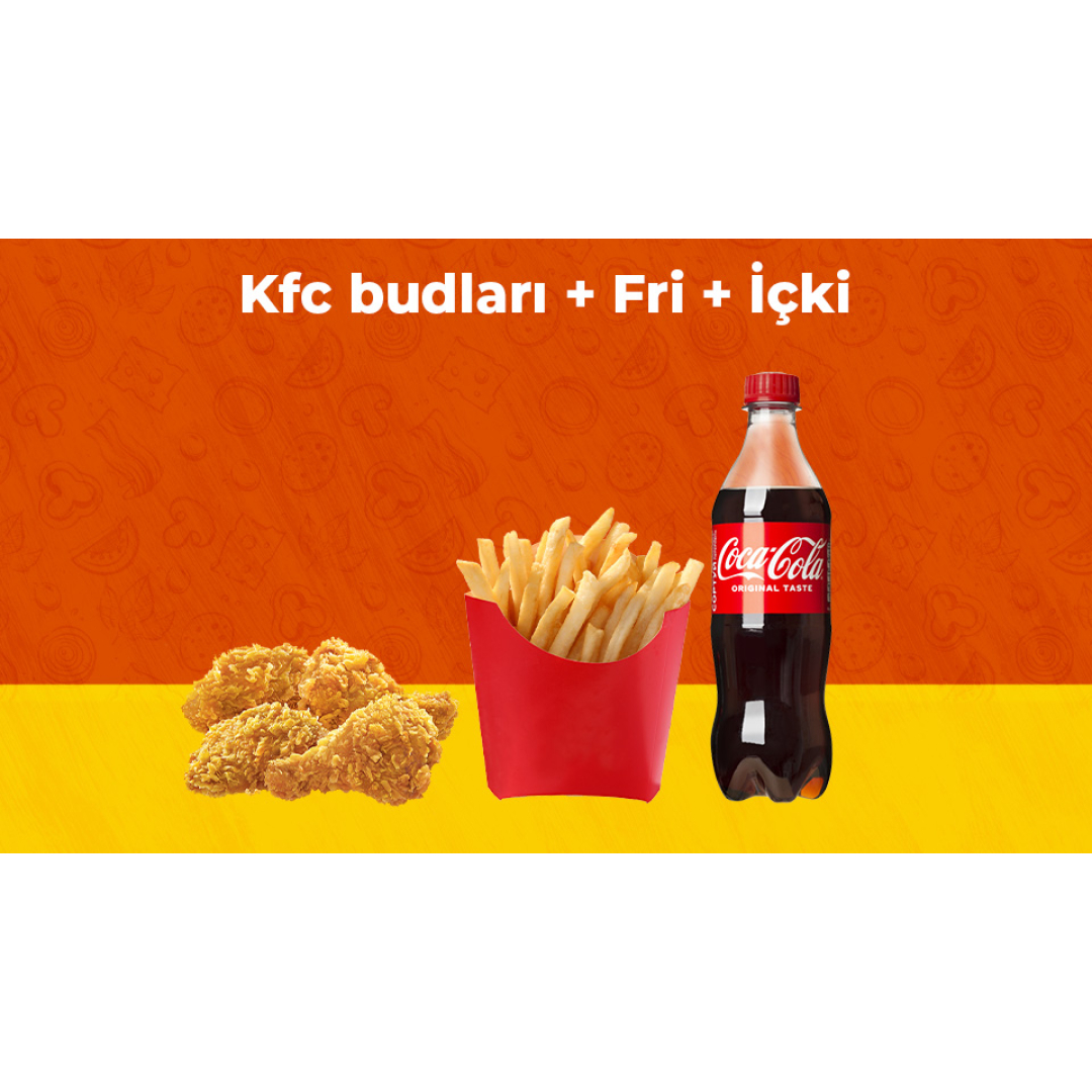 KFC Budları + Fri + İçki