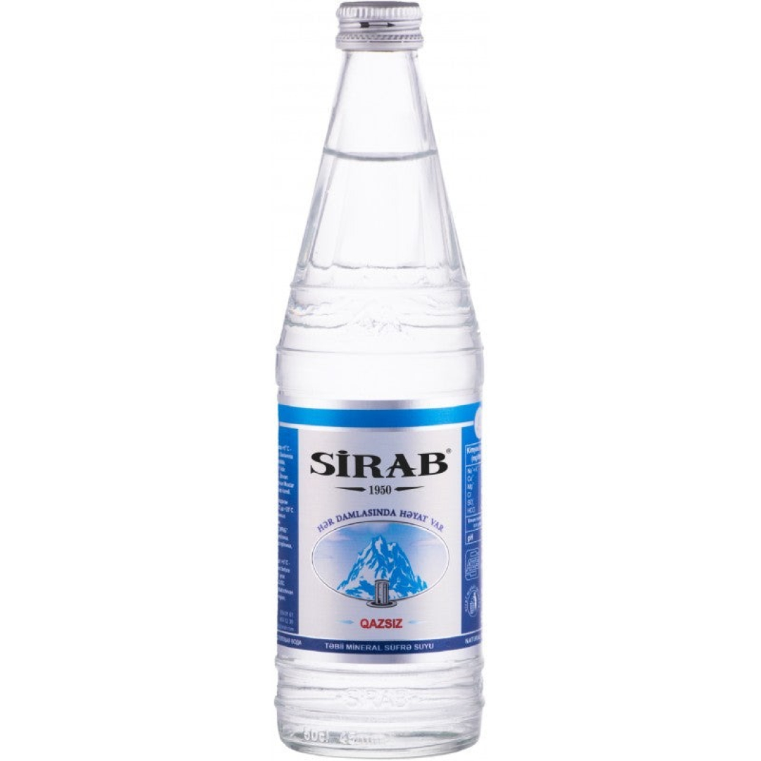 Sirab qazsız şüşə 
