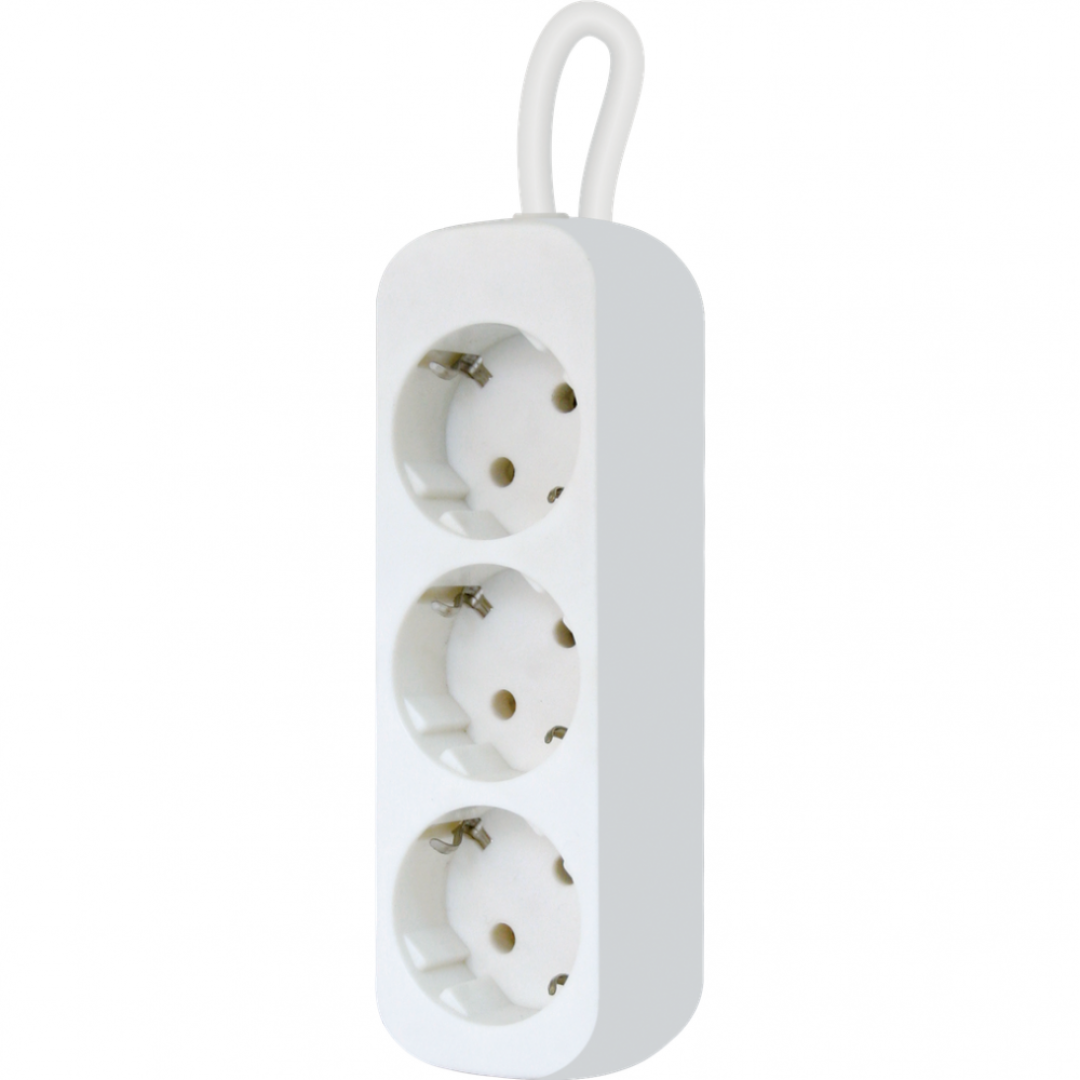 Uzatma kabelleri Defender M318 grounding extension cord Switch, 1,8m, 3 outlets (99321)