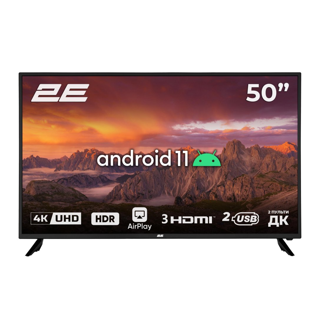 Televizor 2E 50A06K 4K UHD SMART