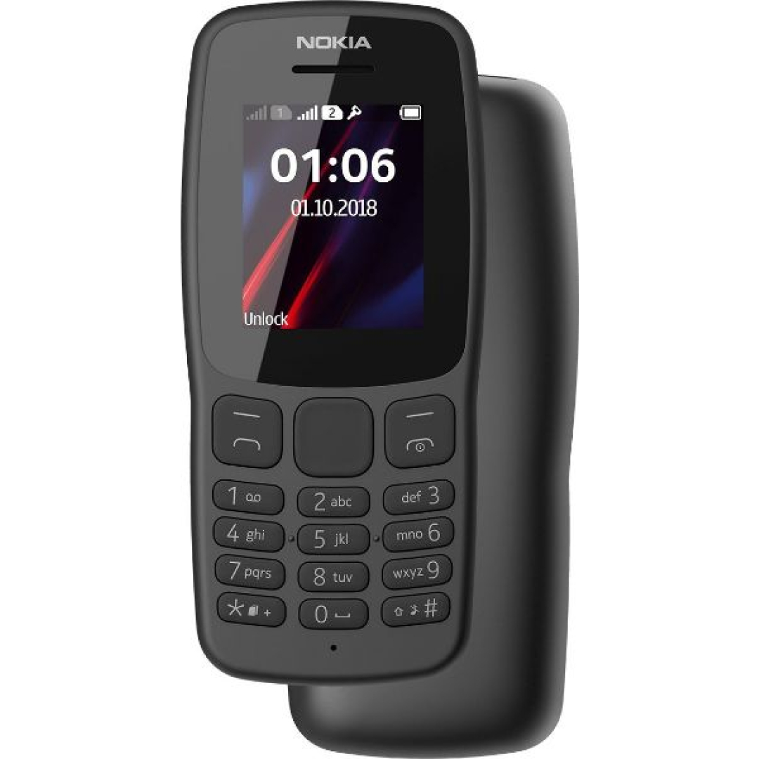 Mobil telefon Nokia 106 Dual Sim Grey