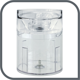 Blender Tefal MasterChop Powelix 4 Blade White Rondo
