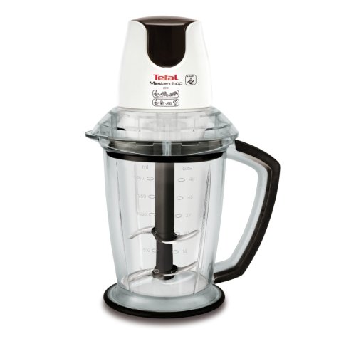 Blender Tefal MasterChop Powelix Maxi 4 Blade White Rondo