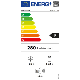 Soyuducu Whirlpool WHC18 T341 Quraşdırılan Soyuducu