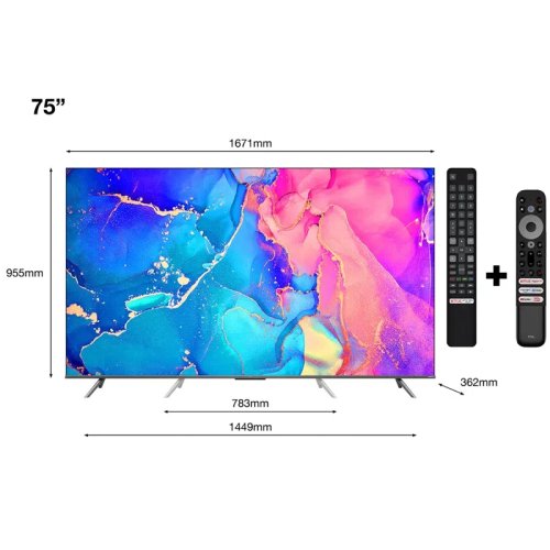 Televizor TCL 55C635 4K QLED 