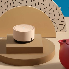 Ağıllı stansiya Yandex Station  Lite Beige (YNDX-00025B)