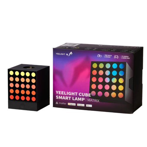 Yeelight Cube Smart Lamp Matrix  Black (YLFWD-0010)