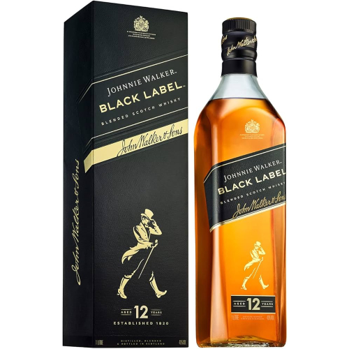 Viski Johnnie Walker Black label 1 l