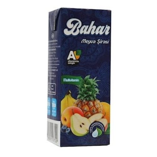 Multi-meyvə şirəsi Bahar, 1000 ml