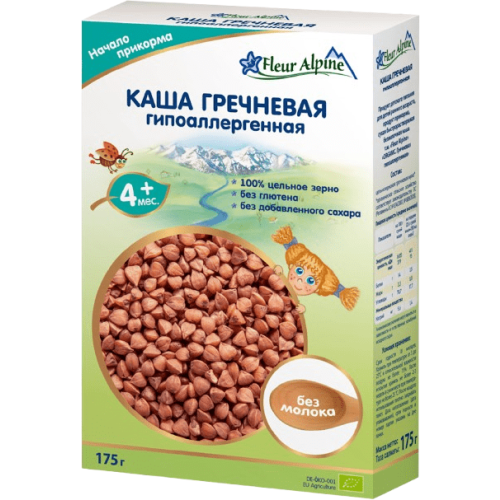 Qarabaşaq sıyığı Fleur Alpine Organic Buckwheat, 175 q