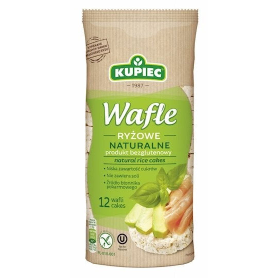 Düyü vaflisi Kupiec Natural 120 q