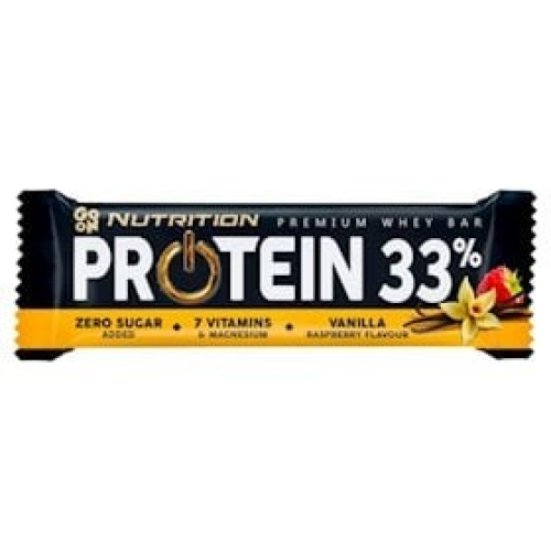 Proteinli baton Go On Nutrition 33% Vanilla-Raspberry 50 q