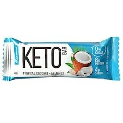 Kokoslu baton protein 8% şəkərsiz Keto Bar 40 q