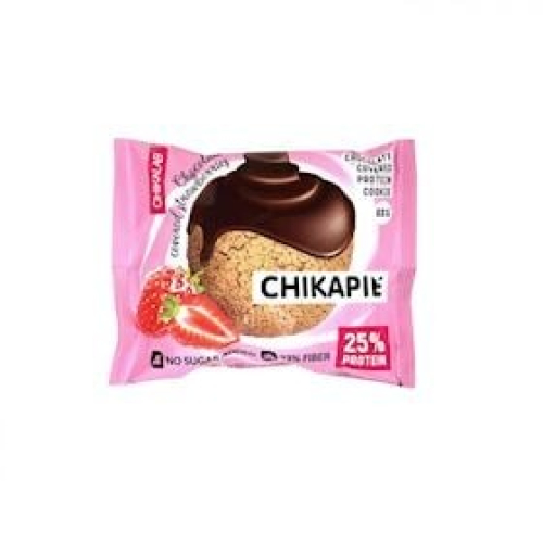 Peçenye çiyələk ilə şəkərsiz Chikapie 25% protein 60 q