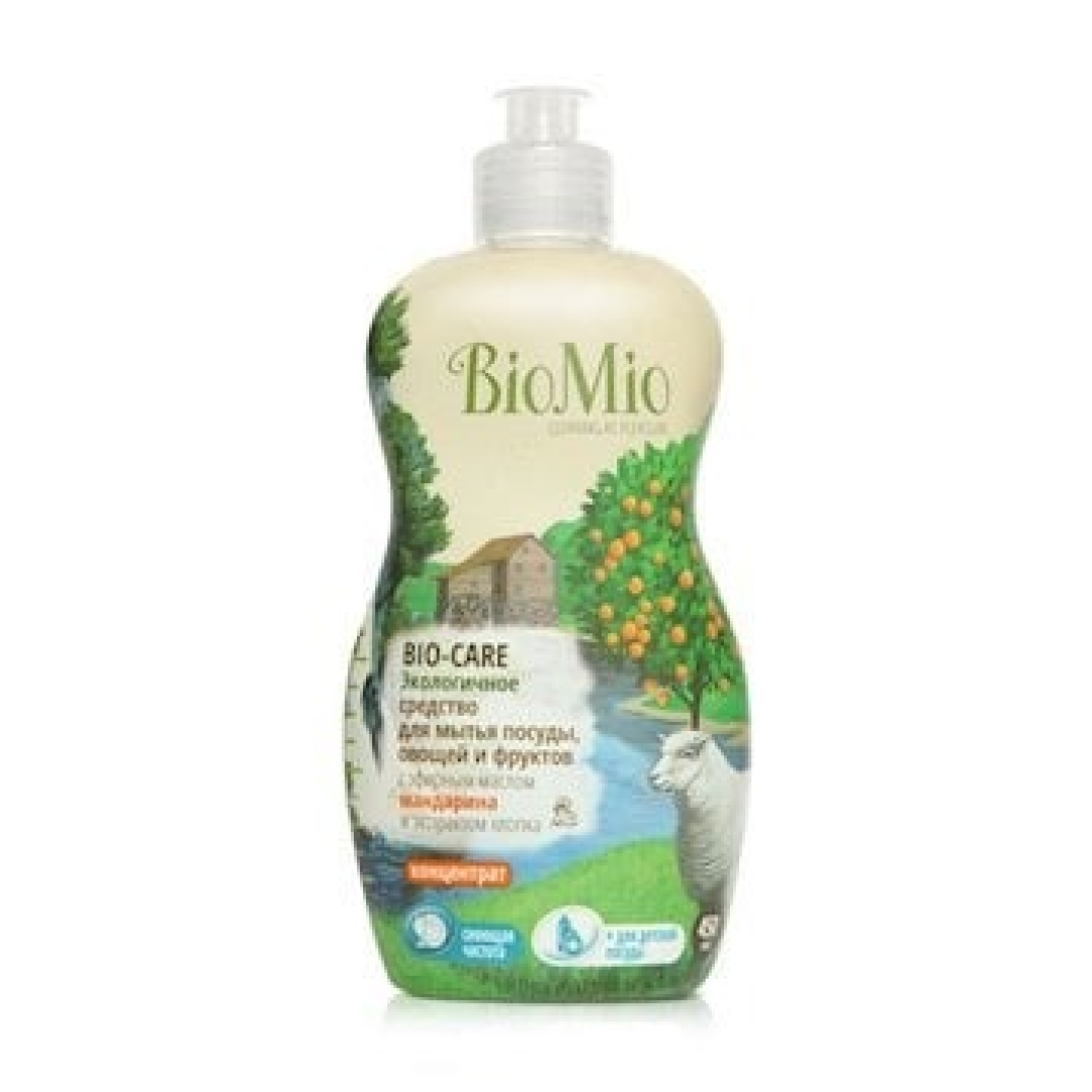 Eko-vasitə qab yumaq, tərəvəz və meyvələr üçün BioMio Bio-Care Mandarin 450 ml