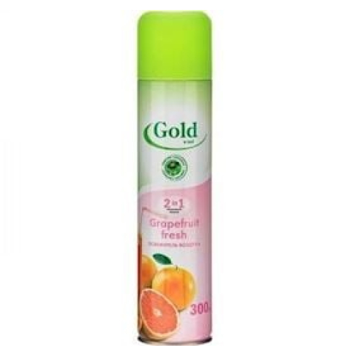 Hava təravətləndirici Gold Wind Qreypfrut freş, aerozol, 300 ml