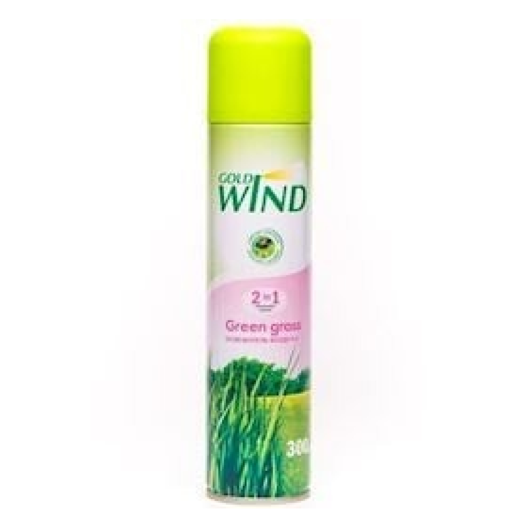 Hava təravətləndirici Gold Wind Yaşıl ot, aerozol, 300 ml