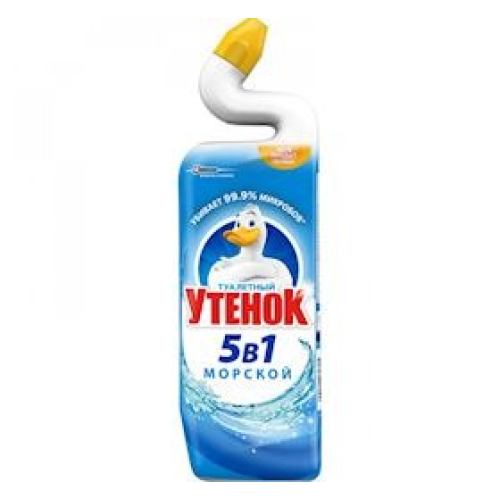 Tualet üçün yuyucu vasitə Туалетный Утёнок 5-i 1-də, dəniz təravəti, 900 ml