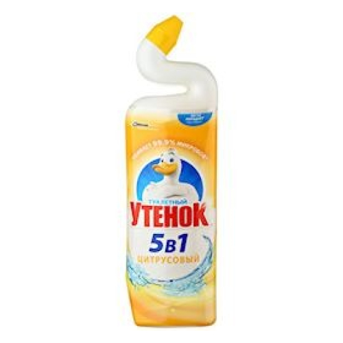 Tualet üçün yuyucu vasitə Туалетный Утёнок 5-i 1-də, limon, 900 ml