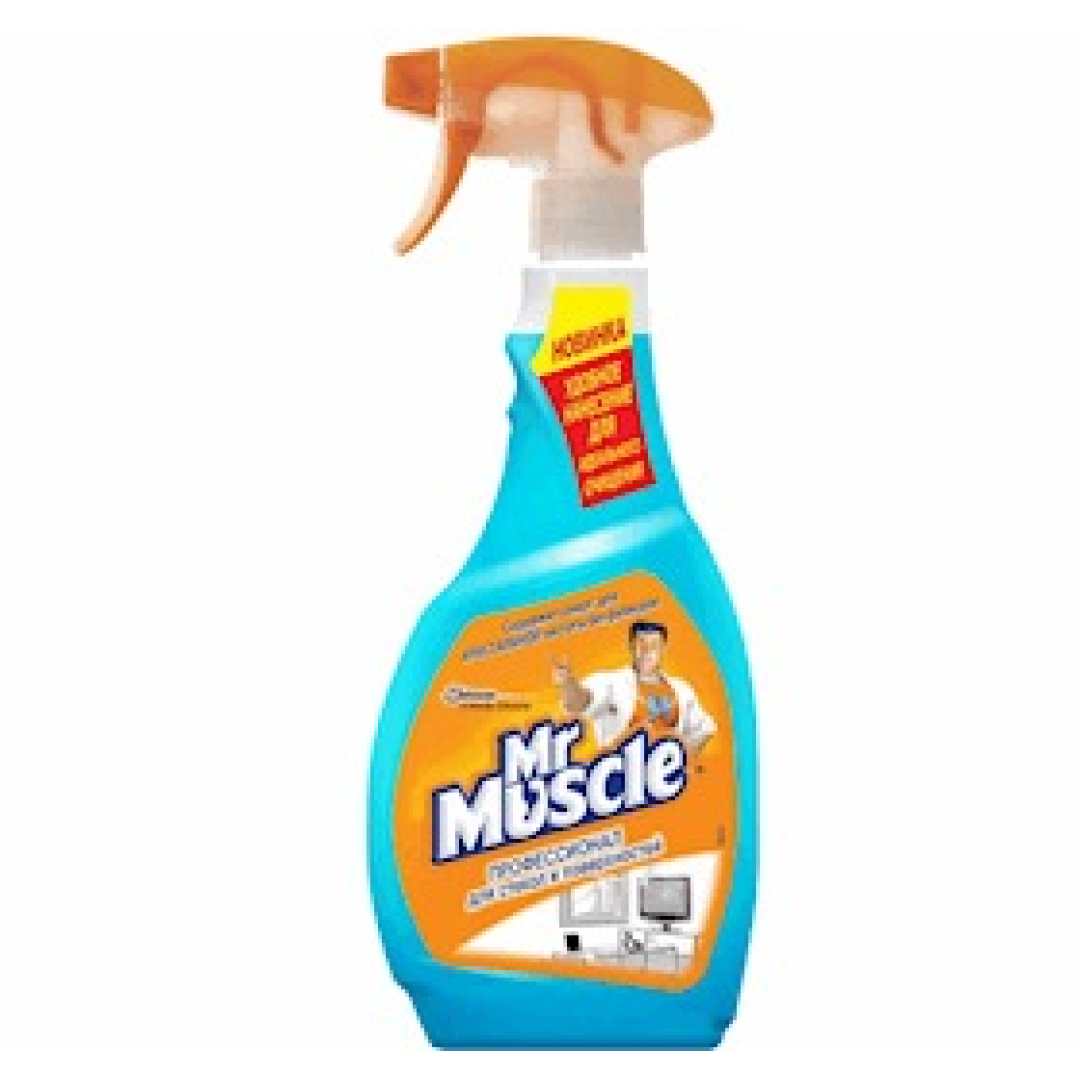 Şüşə və güzgü təmizləyən vasitə Mr Muscle Professional spirtli 500 ml