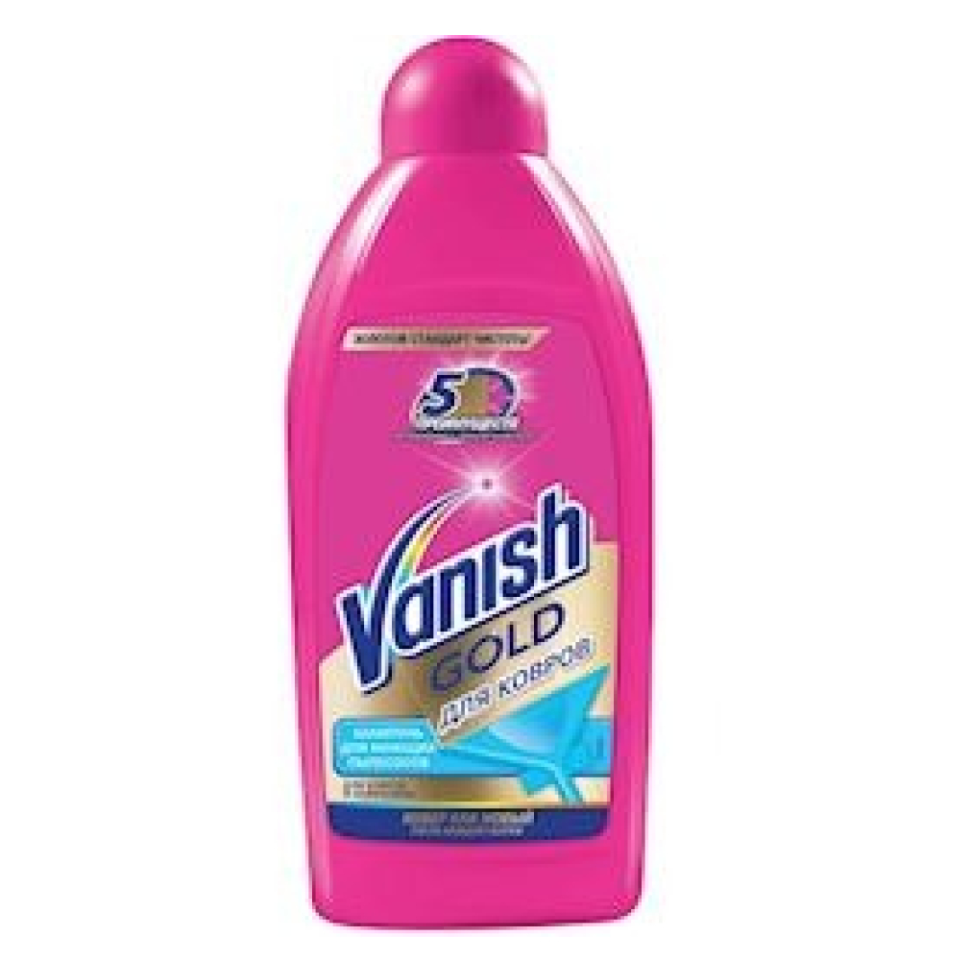 Xalçaların tozsoranla yuyulması üçün şampun Vanish Gold, 450ml 