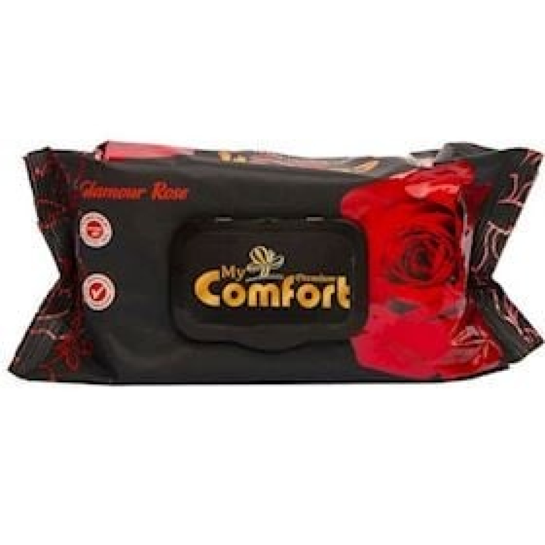 Nəm salfetlər Comfort Rose 120 əd