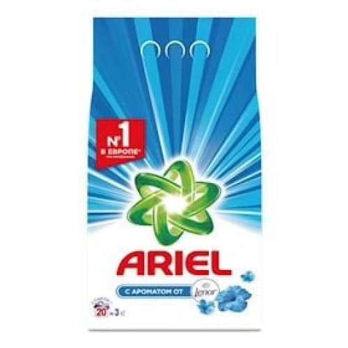 Yuyucu toz Ariel Touch of Lenor, ağ üçün, avtomat, 3 kq 