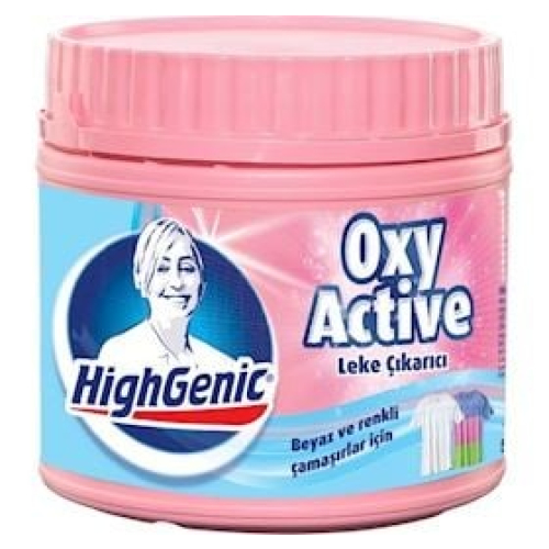 Ləkəaparan HighGenic Oxy Active rəngli və ağ parçalar üçün 500 ml