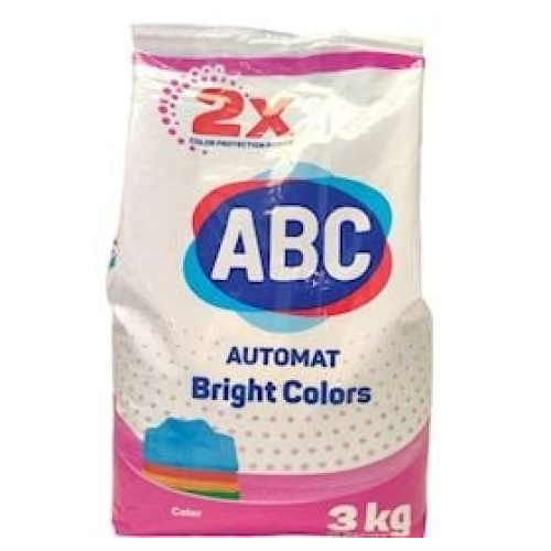 Yuyucu toz ABC Automat Color rəngli paltar üçün, avtomat, enzimalarla 3 kq