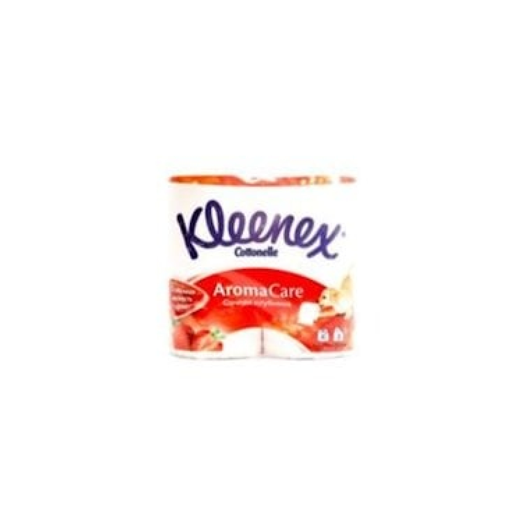 Tualet kağızı Kleenex Çiyələk ətirli, 3 qat, 4 rulon