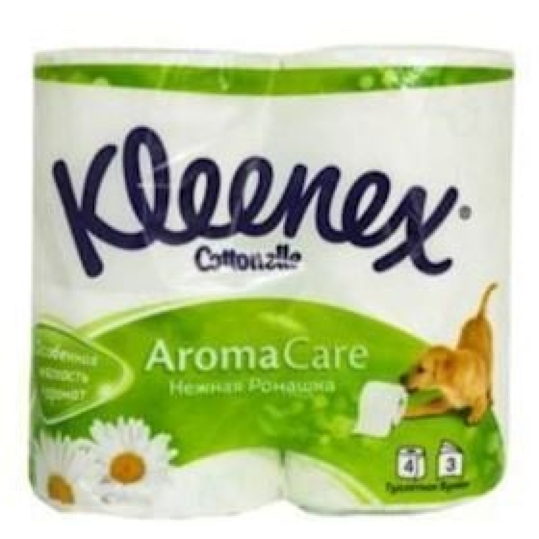 Tualet kağızı Kleenex Çobanyastığı, 3 qat, 4 rulon