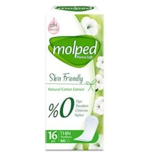 Bezlər qadın üçün qündəlik Molped Pure&Soft Skin Friendly, 16 əd