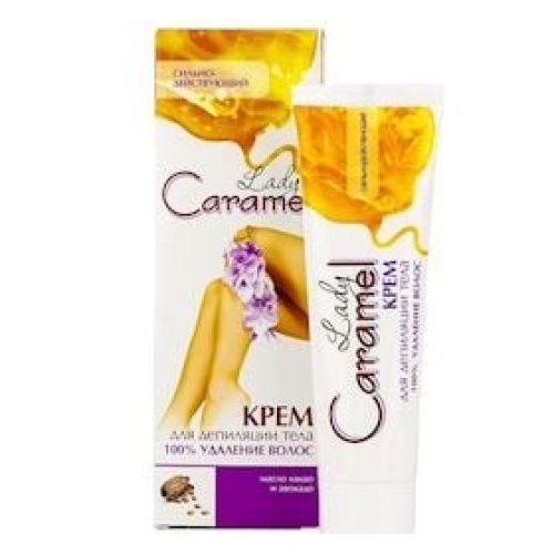 Krem Caramel depilyasiya üçün 100% təmizləmə, 100 ml