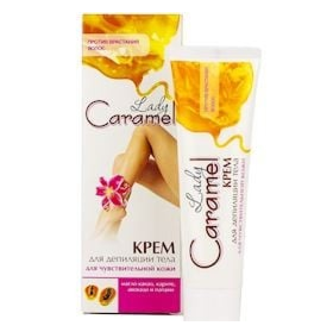 Krem Caramel həssas dəri depilyasiyası üçün, 100 ml