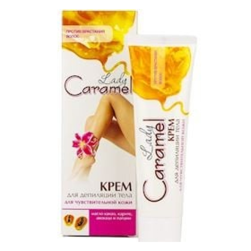 Krem Caramel həssas dəri depilyasiyası üçün, 100 ml