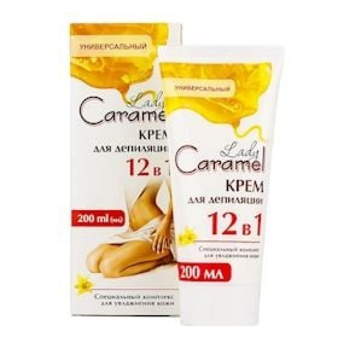 Krem Caramel depilyasiya üçün 12-si 1-də, 200 ml