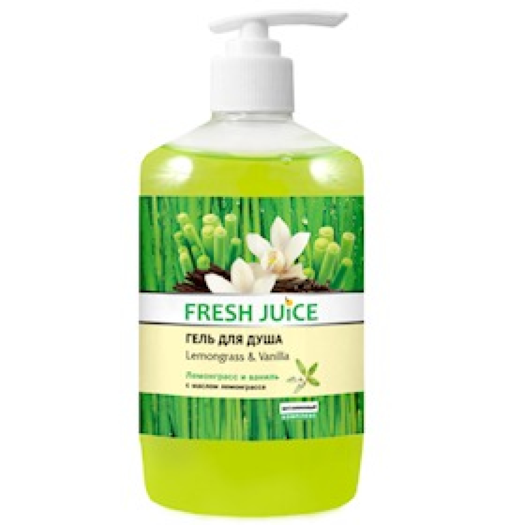 Duş üçün gel Fresh Juice Lemongrass & Vanilla 500 ml