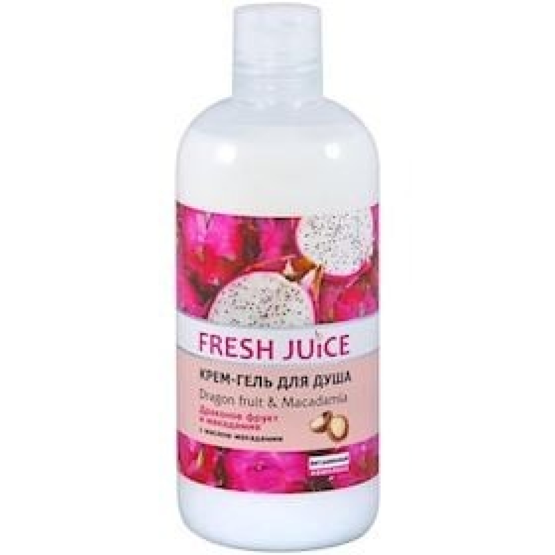 Duş üçün gel-krem Fresh Juice Dragon fruit & Macadamia 500 ml