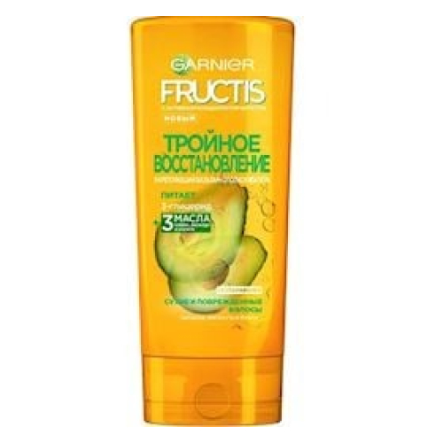 Balzam-yaxalama saçlar üçün Garnier Fructis Üçqat Bərpa, 387 ml