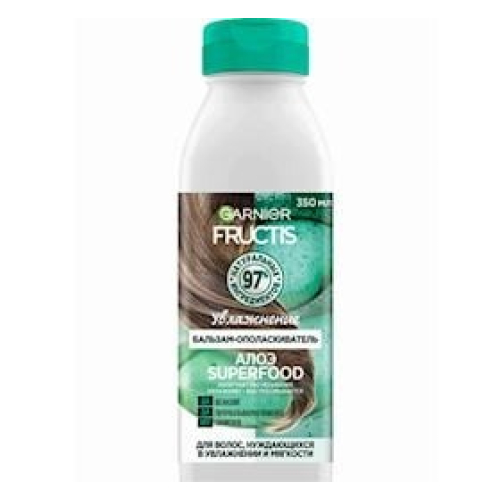 Balzam-yaxalayıcı Garnier Fructis Superfood Nəmləndirmə Aloe, 350 ml 