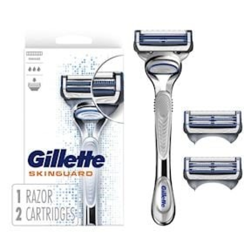 Təraş üçün ülgüc Gillette Skinguard Sensitive 2 dəyişkən kasetlərlə