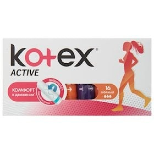 Gigiyenik tamponlar Kotex Active Normal 16 ədəd 