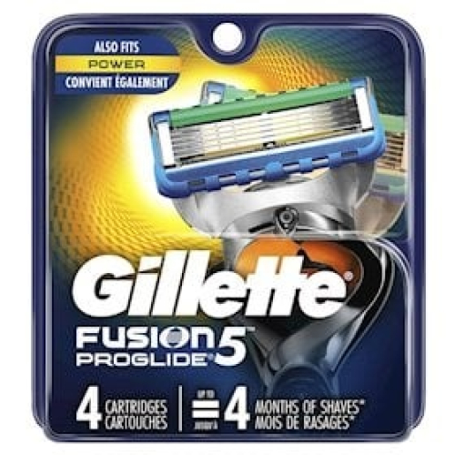 Dəyişdirilə bilən kassetlər Gillette Fusion5 ProGlide 4 ədəd 