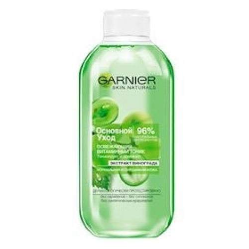 Tonik Garnier Skin Naturals Əsas qulluq, Üzüm ekstraktı Normal və qarışıq dəri üçün 200 ml