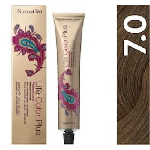 Saç üçün qalıcı krem-boya Farmavita Life Color Plus 7.0 Blond