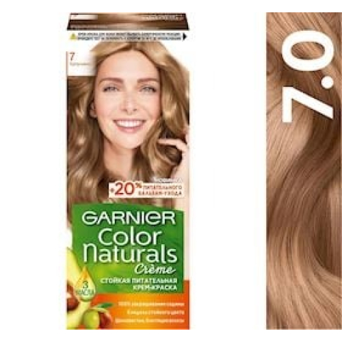 Saç üçün qalıcı krem-boya Garnier Color Naturals 7 Kapuçino