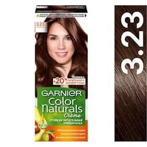 Saç üçün qalıcı krem-boya Garnier Color Naturals 3.23 Tünd şokolad