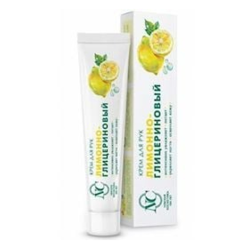 Əl kremi Невская Косметика Limon və qliserin tərkibli, 50 ml